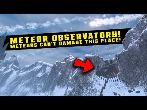 Meteor Observatory! - Meteors can't damage this place! | Conan Exiles