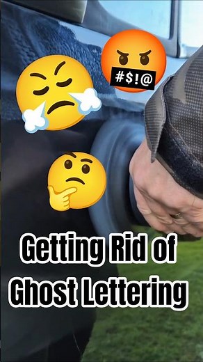 Getting Rid of Ghost Lettering on Our Sprinter Van!