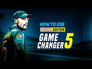 How To Use Squad Editor In Game Changer 5 | Technical Gaming Studios