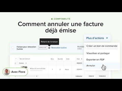 Comment annuler une facture déjà émise