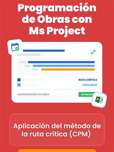 Método de la Ruta Crítica (CPM) en Construcción Propósito Técnico: Es una técnica de optimización de recursos y holguras dentro de los dominios de Planificación y Medición del PMBOK® 7 para asegurar la entrega de valor. Flujo de Planificación: El proceso integra la EDT/WBS, la definición de actividades, el secuenciamiento lógico y la estimación de duraciones para desarrollar el cronograma final. Identificación de la Ruta: Se basa en el cálculo de tiempos tempranos (ES, EF) y tardíos (LS, LF); la