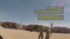 Check out this video of #IronSoldiers and 1st Battalion 153rd Infantry, Arkansas National Guard, rappelling from UH-60 Black Hawk helicopters at Fort Bliss, Texas, Feb. 2017 as they complete the Rappel Master Course. #USArmy #AirAssault Iron Training Detachment Combat Aviation Brigade, 1st Armored Division, Fort Blissn | 1st Armored Division