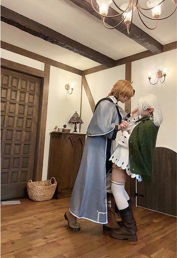 ‎ルディ＆シルフィ🕺#無職転生コスプレ #ルーデウスコスプレ #シルフィエットコスプレ 💚@eruk(エルク)