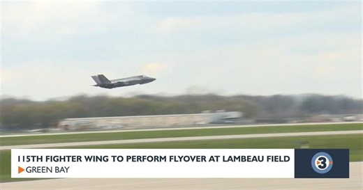 Wisconsin Air National Guard to perform flyover of Lambeau Field before Thursday game