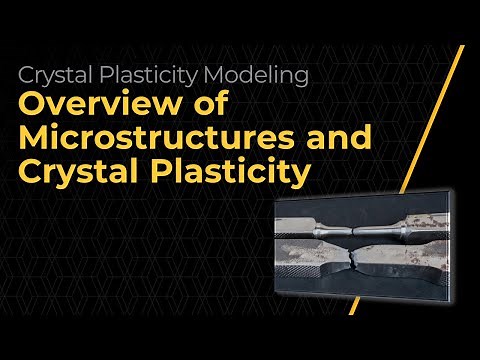 Overview of Microstructures and Crystal Plasticity Theory – Lesson 1