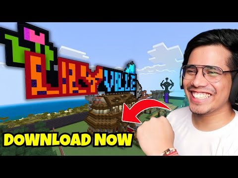 LILYVILLE SMP WORLD DOWNLOAD 🔥 | Java + MCPE ✅ | Anshu Bisht x GamerFleet 🤯
