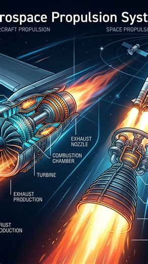 Jet Engines vs. Space Rockets: How They REALLY Work! 🚀✈️ . #EngrAnifowoshe #Engineering