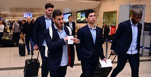 Beşiktaş'ın rakibi Olympiakos, İstanbul’a geldi