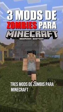 🧟‍♂️ Top 3 Mods de Zombies para Minecraft Bedrock 🔥