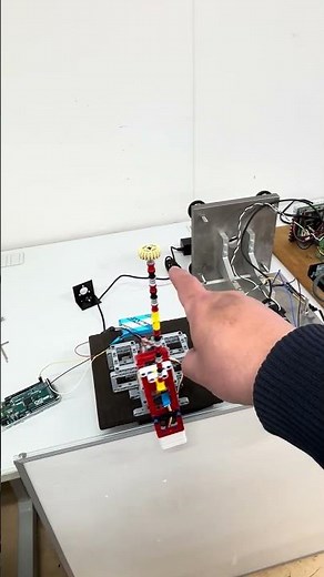 LEGO Pendubot (Arm-driven Inverted Pendulum) Using Roller485