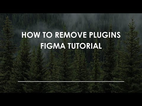 How To Remove Plugins Figma Tutorial