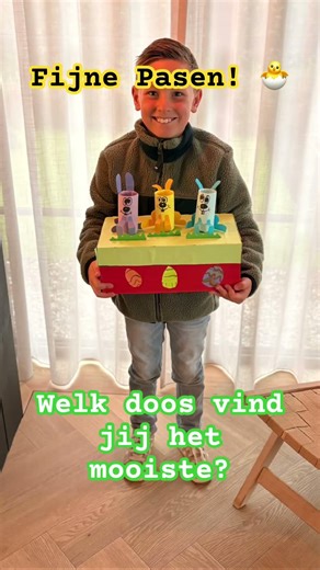 Fijne Pasen! Welke doos vind jij het mooiste? Laat achter in de comments! En abonneer: ‪@StijnenRens‬