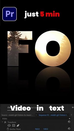 How to Make Text Appear Over Video in Premiere Pro (No Plugins) in 5 minutes