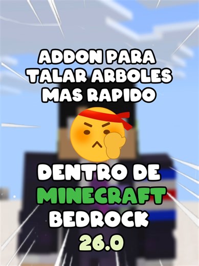 Addon para talar árboles más rápido en Minecraft Bedrock 🤭 One Punch Tree Addon Este addon te permite añadir treecapitador a todas tus hachas del juego para talar tus árboles de una manera más efectiva en el Minecraft Bedrock 🤭 ADDONS RECOMENDADOS PARA MINECRAFT BEDROCK DISPONIBLES EN MCPEDL SUPER ÉPICOS #mcpedladdons #addon #bedrock #mcbedrock #mcpedl