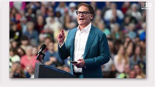 "If I can do it, you can do it." Indiana University grad Mark Cuban reveals how discipline and drive paved his path 👇 📺: 𝐁𝟏𝐆 𝐓𝐫𝐚𝐢𝐥𝐛𝐥𝐚𝐳𝐞𝐫𝐬: 𝐌𝐚𝐫𝐤 𝐂𝐮𝐛𝐚𝐧 | 10 p.m. ET, 11/5 | Big Ten Network