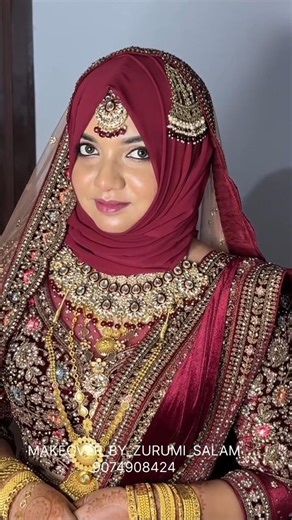 Muslim Bridal Hijab tutorial step by step amazing draping Hijab #@AAstudio336 #subscribe