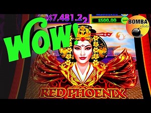 AMAZING! Jewel of the Dragon ~ Red Phoenix #Casino #LasVegas #SlotMachine