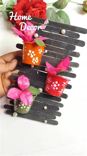 Diy Wall Hanging Mini Planter Craft#shorts #viralshort #reuse #diy #handmade #crafting #trending⁠‪