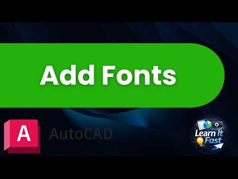 How to Add Additional Fonts in AutoCAD (2026 Updated)