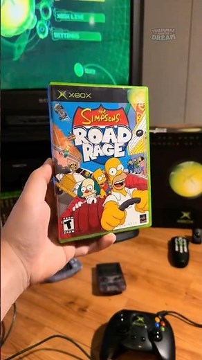 The Simpsons Road Rage - Friday Night’s In 2001 #thesimpsons #nostalgia #fyp #retrogaming #xbox