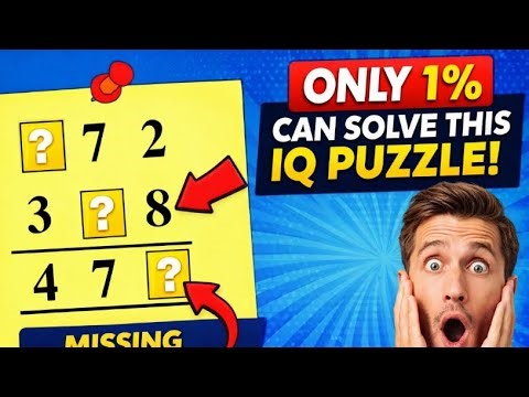 Find the Missing Number Challenge 🧠 | IQ Test #shorts