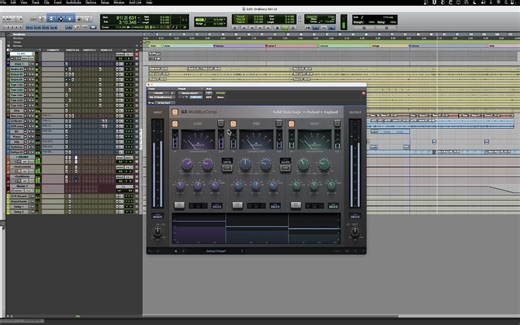 SSL G3 多段压缩器用于鼓组总线上