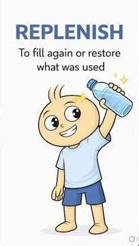 REPLENISH – Meaning & Usage | English Vocabulary