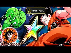 100% NEW STR LR PICCOLO ➜ GOKU LEVEL 10 LINKS SHOWCASE!!! Dragon Ball Z Dokkan Battle