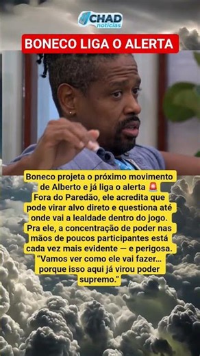 Boneco liga o alerta e critica “poder supremo” no jogo após escapar do Paredão 🚨