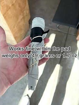 Ultralight backpacking chair 49 grams