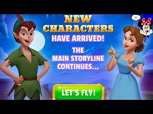 Peter Pan Update on Disney Magic Kingdoms - First Look at NEW Characters