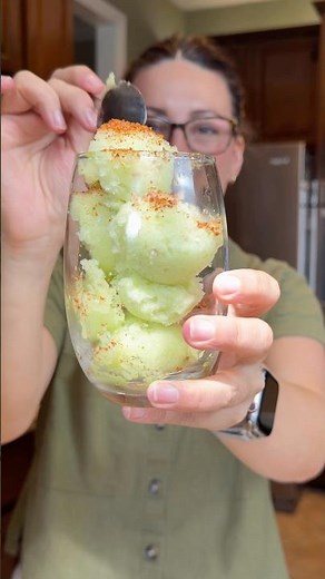 SUGAR-FREE CUCUMBER SORBET (2 ingredients) 🥒 🍋 #healthydesserts
