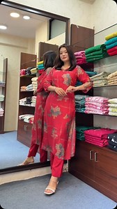 16K views · 419 reactions | Pure muslin co-ords set Size:38,40,42,44,46 Color:dark pink,sea green,pink and blue | Tara Clothing Collection | Facebook