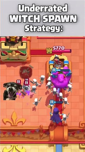 Fast Skeleton Spawn Witch is BROKEN! Smart Push Wins Instantly