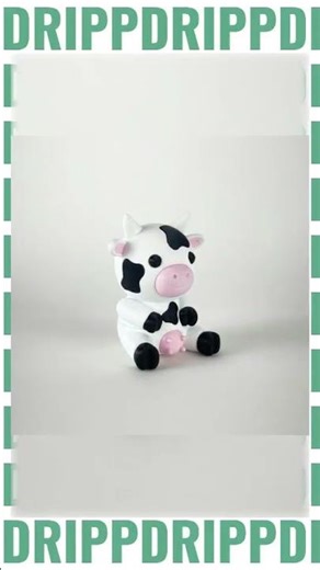 3D Printed Articulated Cow Keychain