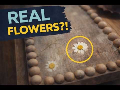 I tried using REAL flowers in this… 😳