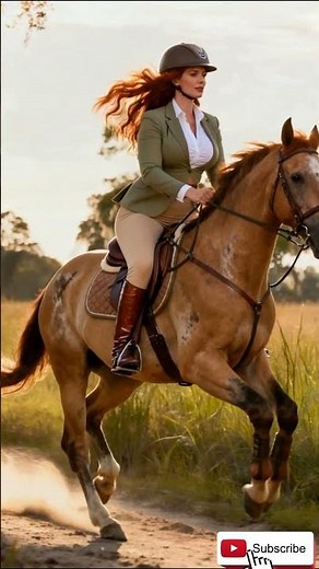 Ester Riding the Legendary Florida Cracker Horse
