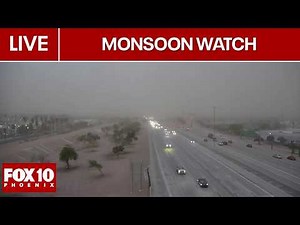 🔴LIVE: Dust storm sweeping over Phoenix-metro area | FOX 10 Phoenix