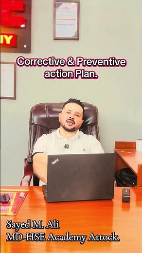 Corrective and preventive action plan. #safetytraining