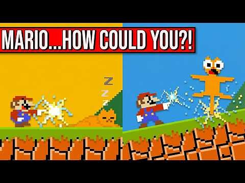 Mario but the Floor is ELECTRIFIED! - BTG Reacts to Funny Mario Videos