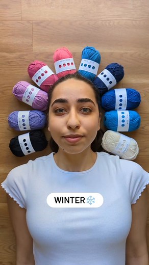 🌈 Curious about color analysis? 🎨 It's all about finding the hues that flatter us best, by comparing them against our unique features. See how the tones in Saphia's face changes with each Paintbox Yarns color palette? It's like magic! Tell us which one you think complements her the most👇 #PaintboxYarns #LoveCrafts #coloranalysis #yarnlove #yarnlovers #makersofinstagram #lovetomake #craftersofinstagram | LoveCrafts
