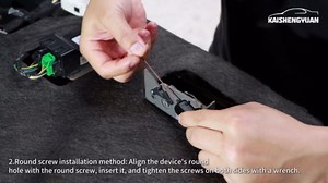 Upgraded Rear Seat Latch Quick Release with Elastic Rope Compatible with Ford F-150 (2009+) & F-250/350 (2017+)