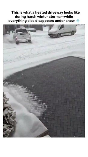 How Heated Driveway Works: Snow Melting Logic 🤯🔥 #shorts