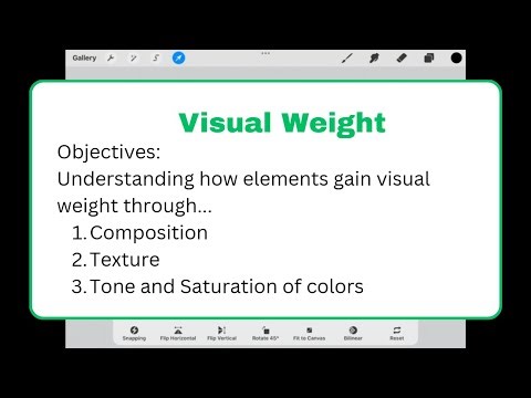Visual Weight Explained | Composition, Texture, Tone & Color Saturation
