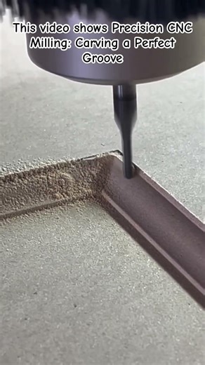 Carving a Perfect Groove #CNC #Machining #Woodworking #PrecisionEngineering #Milling #Automated