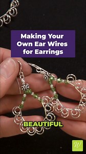 11K views · 182 reactions | Making your own ear wires lets the entire piece feel intentional from top to bottom. Do you usually make your own ear wires or reach for pre-made ones? Planning your next pair? Grab our free Jewelry Wire Gauge Chart and design with clarity: https://bit.ly/Wire-Gauge-Chart | WireJewelry | Facebook