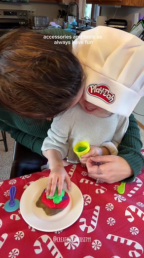 You know what makes an amazing Christmas gift? Play-Doh brand colors, tools, kits, and accessories! Playing with @Play-Doh is SO nostalgic to me and I've absolutely loved introducing it to my kids. Their products are a staple in our house and promote so much independent play as well as quality time together. While building your kids' Christmas lists this year, make sure to check out Amazon's Holiday Kids Gift Book and early Black Friday sales that have started on @Amazon ! #ad #playdoh #amazon #