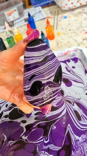 Water Marble your own paperweight in my upcoming Brisbane Water Marbling 3D Objects workshops. Email me at bronwyn.rayner@optusnet.com.au for more details 😀 ##brisbaneworkshops #eventsbrisbane | Raynbow Crow Studios