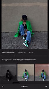 Lightroom's new presets makes on the go editing easy and FAST. Combining creators presets and AI features, all it takes is a tap of a finger. | Adobe Lightroom