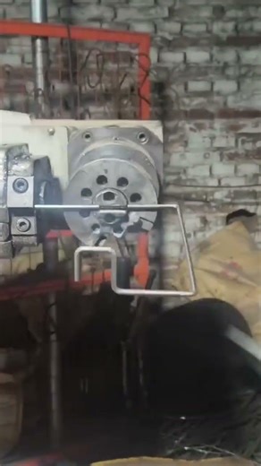 Metal Rod Bending and Cutting to Proper Size – Precision Industrial Process #MetalRod